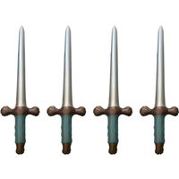 4Pcs Inflatable Sword Party Favors Performance Carnival Costume Accessories for Carnival Halloween Stage Performance Toy Gifts