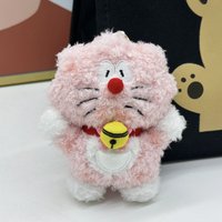 Doraemon Sakura Cherry Blossom Style Plush Doll Keychain Doraemon Cute Stuffed Doll Pendant Hanging Ornament Soft Toy Gift