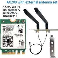 for ax200 wifi 6 m. 2 2.4g / 5g bluetooth 5.0 802 desktop kit. Ax200ngw wireless card adapter antenna 11ax / ac wifi CARD