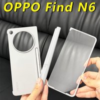 Przednia osłona ochronna ramki obudowy do etui na telefon OPPO Find N6 i jest odłączana dzięki magnetycznemu mocowaniu w środku.