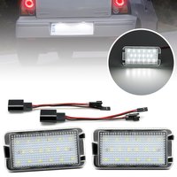 2Pcs LED License Plate Light For Seat Leon 1M Altea Arosa Cordoba Ibiza 6L Toledo 5P Replace OEM 5P0943021