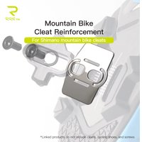 AliExpress rrskit RrSkit Mountain Bicycle Lock Shoe Pedal Cleats Pad Stainless Steel Ultralight for Shimano MTB Cleats Durable