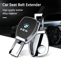 Car Seat Belt Extension Alloy Leather Shoulder Straps Extender For BMW E93 F10 F20 F30 F40 F15 F25 F26 F31 F49 F86 M3 M5 X3 X1