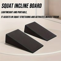 PE Wedge Slanted Step Block, 2Pcs Yoga Triangular Slant Brick, Multi-use for Squat Assist, Deep Stretching, Leg Rehabilitation