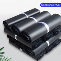 100/300pcs Black Courier Mailer Bags Poly Package Self-seal Mailing Express Bag Envelope Packaging Bags For Shipping Bags