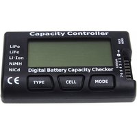 Détecteur de capacité de batterie numérique CellMeter-7 veFuchsia veEddie Fe ion Nicd Nilaissée détecteur de tension de batterie, testeur, compteur de batterie RC