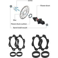 AliExpress TANKE Bicycle Front Fork 15x100mm To 110mm Rear 12x142mm To 148mm Adapter Boost Hub Adapter Set Aluminum Alloy Conversion Kit