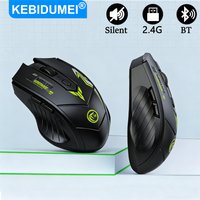 Dual-Mode Bluetooth Mouse 2.4G Wireless Mouse Rechargeable 6 Buttons Gaming Mouse Ergonomic Silent Office Mice for PC Laptop
