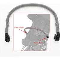 Stroller Armrest Base For Cybex Coya Buggy Bumper Bar Clamp Safety Fence Clip Fixutre Removable Connector Baby Buggy Accessories