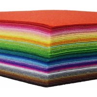 40PCS Felt Cloth Diy Handmade Material Decoration Craft Cloth Color Mixing Home Decoration Embroidery And Halloween Decorations