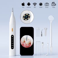 Visual Ultrasonic Dental Scaler Camera 5 modes of High-frequency WIFI Electric Teeth Cleaner Camera 6LEDs Video Tartar Remover