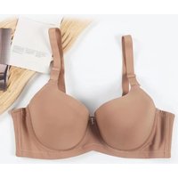 Bras for Women Plus Size Traceless Bra Lightly Padded Underwire Adjustable Armpit Fat Lift Minimalist Comfortable 36/80D-46/105D