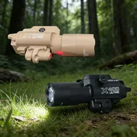 2-in-1 X400U Flashlight Laser Pointer High Bright LED 20mm Rail Tactical Accessory For Toy Airsoft Guns Hunting CS Matches