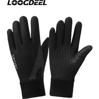 AliExpress NONE LOOGDEEL 1 Pair Full-finger Cycling Kids Warm Gloves Non-Slip Gloves New Non-slip Autumn Winter Children Bicycle Riding Gloves