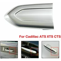 1pc NEW Chrome Door Lock Cylinder Cover: Silver Exterior Handle Trim for Cadillac ATS/XTS/CTS/CT6