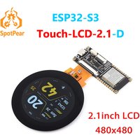 ESP32-S3 And 2.1inch Round LCD Kit N8R8 Captive TouchScreen Display 480x480