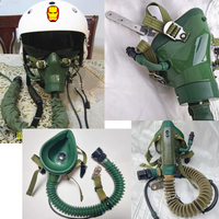 Tactical pilot flight oxygen mask Aviation Oxygen Mask Can Be Used with The Helmet Flight Leather Cap