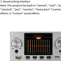 2.8-inch TFT Color Decoding Board Module Lossless Audio Amplifier Supports I2S Digital Audio 2-Channel Output Player DC 4.5-5.0V