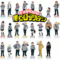 Anime My Hero Academia Katsuki 15CM Acrylic Stand keychain Figure Bakugo school uniform full set Desk Decor Collect Fans Gift
