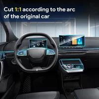 TPU Anti-Scratch Sticker For MG Mulan MG4 2022 2023 Car Interior Dashboard Navigation Automotive Interior Screen Protection Film