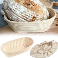 Bread Proofing Basket Oval Silicone Sourdough Proofing Basket Dough and Sourdough Proofing Bowls for Home Bakers