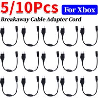 5/10Pcs For Xbox Console Controller Breakaway Cable Adapter Cord Professional Breakaway Extension Cable Replacement Accessories