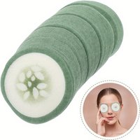 100Pcs Disposable Eye Mask Paper Ultrathin Natural Cotton Eye Cucumber Patches For Women Spa Eye Covers Facial Skin Care Tools
