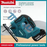 Makita DJV182Z 340W Cordless Brushless Jigsaw Electric Jig Saw Barrel Handle Portable Carpenter Power Tool