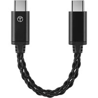 TRN TO Type C to Type C DAC Amp Upgrade Cable 8Strand Silver-Plated Wire HiFi Audio Adapter For TRN TE PRO Portable Earphone