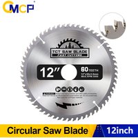 CMCP 1pc 12'' 300mm Carbide Circular Saw Blade 60 Teeth TCT Wood Cutting Disc Bore 30mm Woodworking Saw Blade