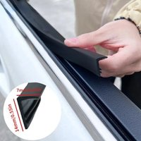 Car Window Sealing Strip with Adhesive Backing Width Noise Water Proof Detachable Edge Door Frame Weatherproofing Universal Fit
