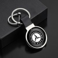 High Quality For Mercedes Benz AMG W205 C300 W203 W206 W108 W124 W126 W140 W168 W169 W176 Car LOGO Keychain Key Ring Accessory