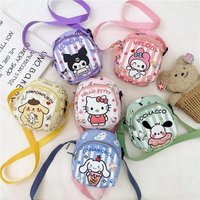 Cute Cartoon Crossbody Bag Kawaii Cat Design Mini Shoulder Crossbody Bag Lightweight Mobile Phone Wallet Women Teen Girls Gift