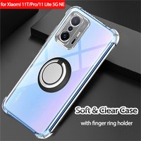 Ring Case for Xiaomi POCO F8 X5 X7 M6 X6 F6 Shockproof Transparent Clear Bumper Soft Phone Cover Redmi Note 15 13 14 Pro 15C 14C