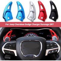 Shift Paddle For Dodge Challenger Charger Durango SRT 2017-2025 Jeep Cherokee SRT Car Steering Wheel Paddle Shifter DSG Sticker