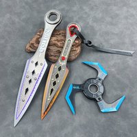 22cm The Dawn of Hope Kunai Model Apex Legends Heirloom Wraith Kunai Game Katana Ninja Swords Rotatable Melee Model Gifts Toys