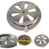 Replacement Parts BBQ Grill Smoker Exhaust Vent Stove Air Vent Damper Stainless Steel BBQ Tools Outdoor Barbecue Tool Parts
