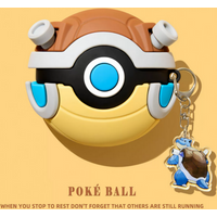 Pokemon Blastoise For Airpods Pro 3 Case,3D Anime Silicone Earphone Cover For Airpods Pro 2/Airpods 4 Case Funda For Kids