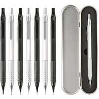 High Quality Metal Mechanical Pencils Set with Lead Refills Drafting Automatic Pencil 0.3, 0.5, 0.7, 2.0mm Pencil for Art Supply