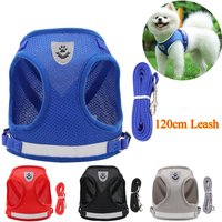 Adjustable Pet Dog Cat Harness and Leash Set Harness for Dogs Cats Vest Harness Puppy Dog Kitten Lead Cat Collar Pet Accessories
