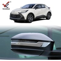 For 2024 Toyota CHR C-HR Rearview Side Wing Mirror Cover Cap Trim Strip Car Accessories