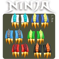 Dragon Claw Head Armor KaiZan Building Blocks Accessories for Ninja Warrior Puzzle Toys Unisex Beginner Level Difficulty