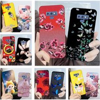 For Samsung Note 9 Phone Case SM-N960F Butterfly flowers girl new design Soft Silicone TPU Back Housing for Galaxy Note9 Covers