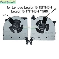 CPU GPU Cooling Fan For Lenovo Legion 5-15ITH6H 5-17ITH6H 82JH 82MH 82JM Y560 Gaming Laptop PC Cooler Fans 5H40S20332 FNRS FNRR