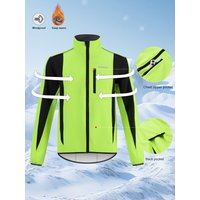 AliExpress HISERWA Cycling Men's Jacket WindProof Fleece Pro Cycling Jackets Longsleeve Warm Soft Brushed Pro Breathable Bicycle Clothing
