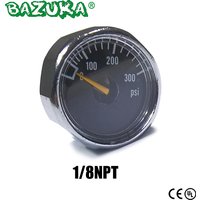 New Air Accessories Mini 25mm/1inch 300psi Manometer Gauge 1/8NPT Diving Mountaineering Accessories