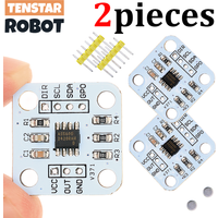 TENSTAR 2pcs AS5600 Magnetic Encoder Induction Angle Measurement Sensor Module 12bit High Precision