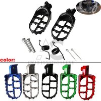 Motorcycle Footpegs Footrests Foot Peg Rest For HONDA CRF XR 50 70 Xmotor SSR KAYO Motorbike Pit Dirt Bike