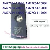 50 pcs/lot AM27C64 AM27C64-200DC AM27C64-200DI AM27C64-150DC AM27C64-150DI AM27C64-120DC AM27C64-120DI 27C64 DIP-