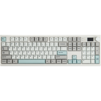 EPOMAKER QK108 QMK/VIA disposition ANSI US pleine taille échangeable à chaud filaire/Bluetooth/2.4Ghz clavier mécanique sans fil avec écran et bouton